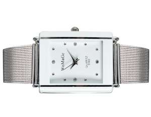 WoMaGe,  Ceas Mana,  Casual&Fashion,  Dial Alb,  Argintiu - w585