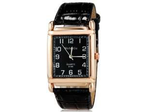 WoMaGe,  Ceas Mana,  Elegant,  Dial Negru,  Curea Neagra - w588