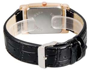 WoMaGe,  Ceas Mana,  Elegant,  Dial Negru,  Curea Neagra - w588