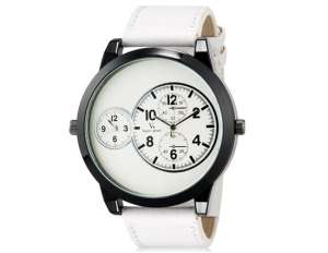 V6 Super Speed,  Ceas Mana,  Fashion,  Dial Alb,  Dual,  Alb - w589