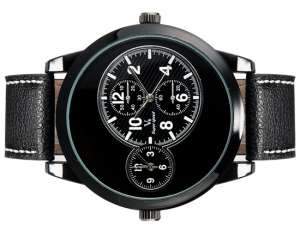 V6 Super Speed,  Ceas Mana,  Fashion,  Dial Negru,  Dual,  Negru - w591