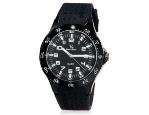V6 Super Speed,  Ceas Mana,  Quartz,  Dial Negru & Alb - w611