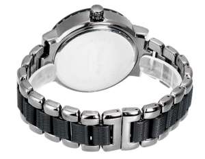 Show Fine,  Ceas Mana,  Dial Negru,  Convex,  Bratara Neagra - w615