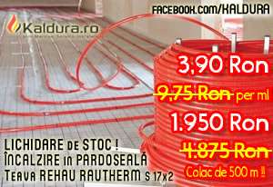 LICHIDARE STOC !! Teava REHAU RAUTHERM S 17x2 colac 500 ml - 3, 90 Ron per ml !!
