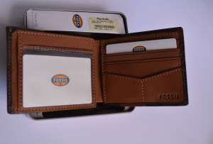 Portofel piele Fossil Vince Traveler Original