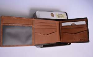 Portofel piele Fossil Vince Traveler Original