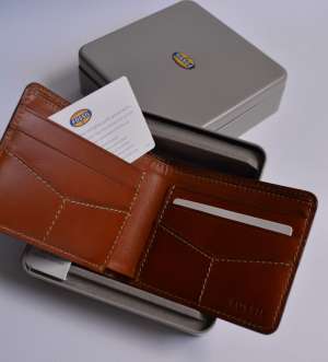 Portofel piele Fossil Cognac Veritabil