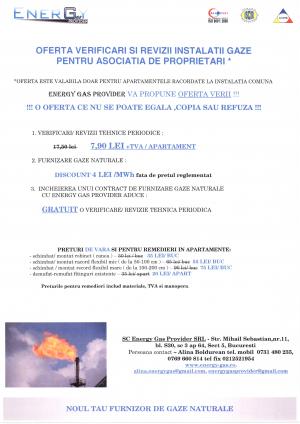 OFERTA VERIFICARI/REVIZII GAZE ASOC DE PROPRIETARI