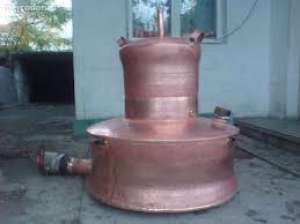 Confectionez cazana de tuica din coala de cupru alimentar