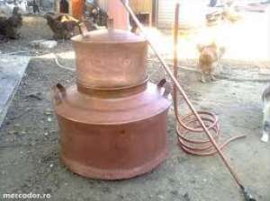 Confectionez cazana de tuica din coala de cupru alimentar