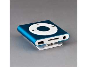 Mp3 Player cu Clips,  Albastru,  Suporta 8GB Card - mp6