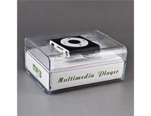 Mp3 Player cu Clips,  Negru,  Suporta 8GB Card - mp31