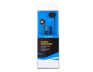 Casti SONUN SN-008P,   Stereo cu Microfon,  Negre - earp119