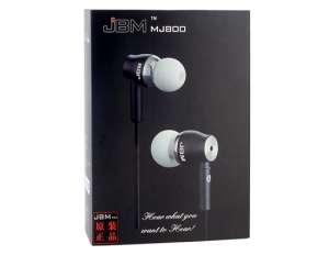 Casti JBM MJ800,  Negre - earp37