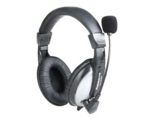 Casti Kanen KM-580,  Negre cu Microfon pentru PC,  MP3 Player,  MP4 Player - earp48