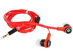 Casti SMZ610 Rosi cu Cablu Plat pentru iPhon 5,  iPod Touch 5,  iPod Nano 7,  iPhone 4/4S,  iPad 4  