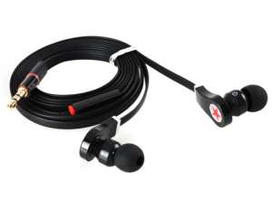 Casti,  Model in Forma de Stea,  3.5 mm Plug,  Negre - earp93