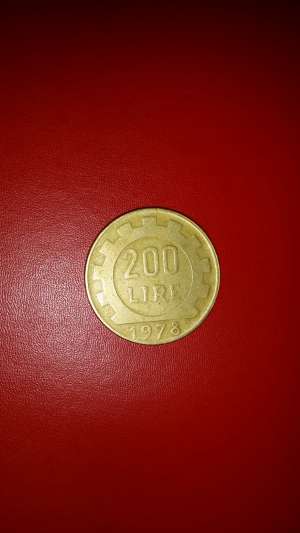 Moneda Repvbblica Italiana 200 LIRE 1978