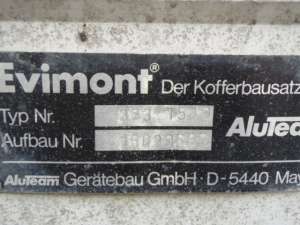 REMORCA Koffer Meyer container auto rabatabil