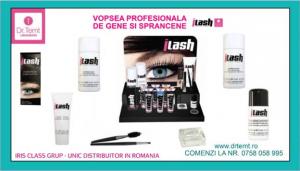 Vopsea de gene si sprancene neagra profesionala 30 ml Ilash Dr. Temt