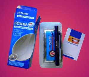 Kit profesional pentru albirea dintilor acasa!Sigur si eficient!