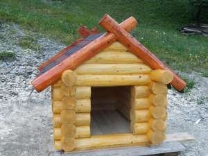 Cușcă C�ine Lemn Rotund