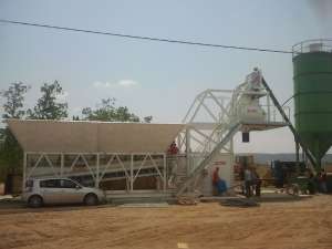 Statie de betoane 60mc/h,  Simi mobil BSA 60GLS,  second hand