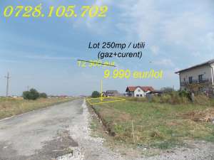 250mp/utili � gaz+curent ,  Berceni/Ilfov