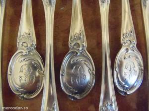 SERVICIU 6 PERSOANE ARGINT MASIV FRANTA ,   2500 euros