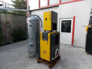 Compresor cu surub Kaeser SM 9 + uscator de aer Kaeser TBH 9 + butelie