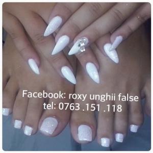 aplic unghii false cu gel 70 ron model inclus