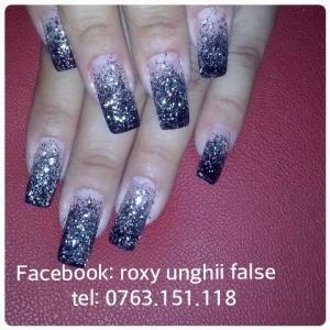 aplic unghii false cu gel 70 ron model inclus