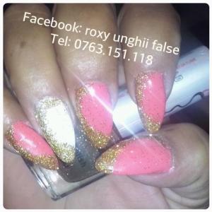 aplic unghii false cu gel 70 ron french si model gratuit