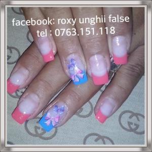 aplic unghii false cu gel 70 ron french si model gratuit