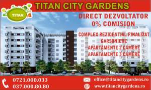 INCHIRIERE APARTAMENT 2 CAMERE TITAN CITY GARDENS,      POLICOLOR