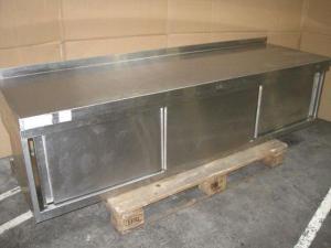 Masa inox,  rafturi inox,  dulap inox pentru fast-food