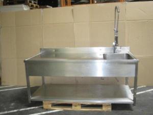 Mobilier inox second hand (masa,   chiuveta,   dulap,   rafturi,   etc)