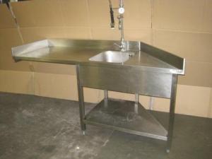 Mobilier inox second hand (masa,   chiuveta,   dulap,   rafturi,   etc)