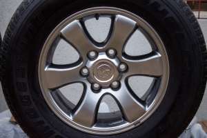 Jante aliaj originale Toyota Land Cruiser 120 pe 17 inch