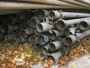 Tevi pentru irigatii,   din aluminiu