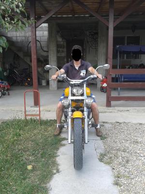 Motocicleta chopper vand / schimb