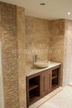 IATRA NATURALA - TRAVERTIN NOCE SPLIT FACE MOZAIC