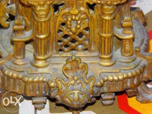 Pereche sfesnice bronz stil gotic