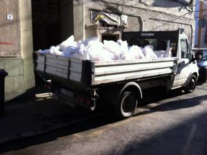 Transport nisip,    sort moloz,    mobila ,    pamant