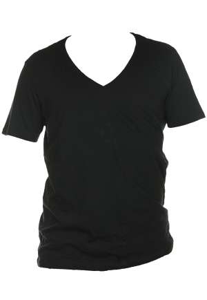 Tricou barbatesc negru Bershka
