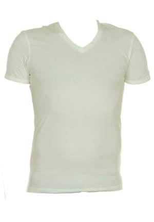 Tricou alb barbatesc Bershka
