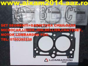 SET SEGMENTI GARNITURA CHIULOASA MICROCAR LIGIER