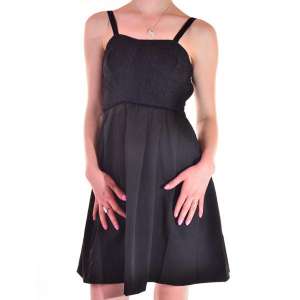 Rochie Stradivarius neagra cu dantela