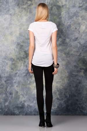 Tricou alb dama Zara