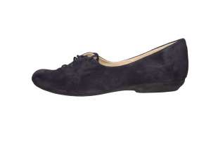 Pantofi indigo dama piele intoarsa